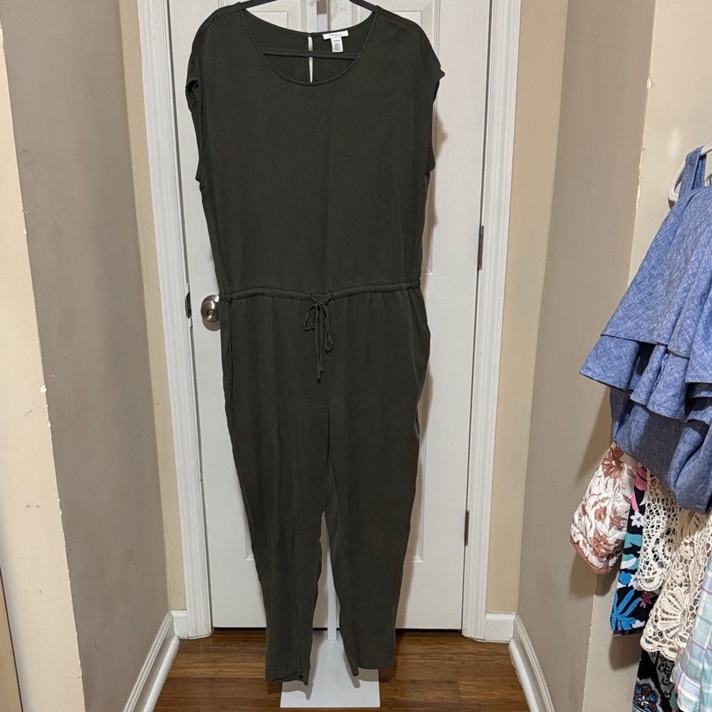 Daily Ritual Olive  Green Jumpsuit